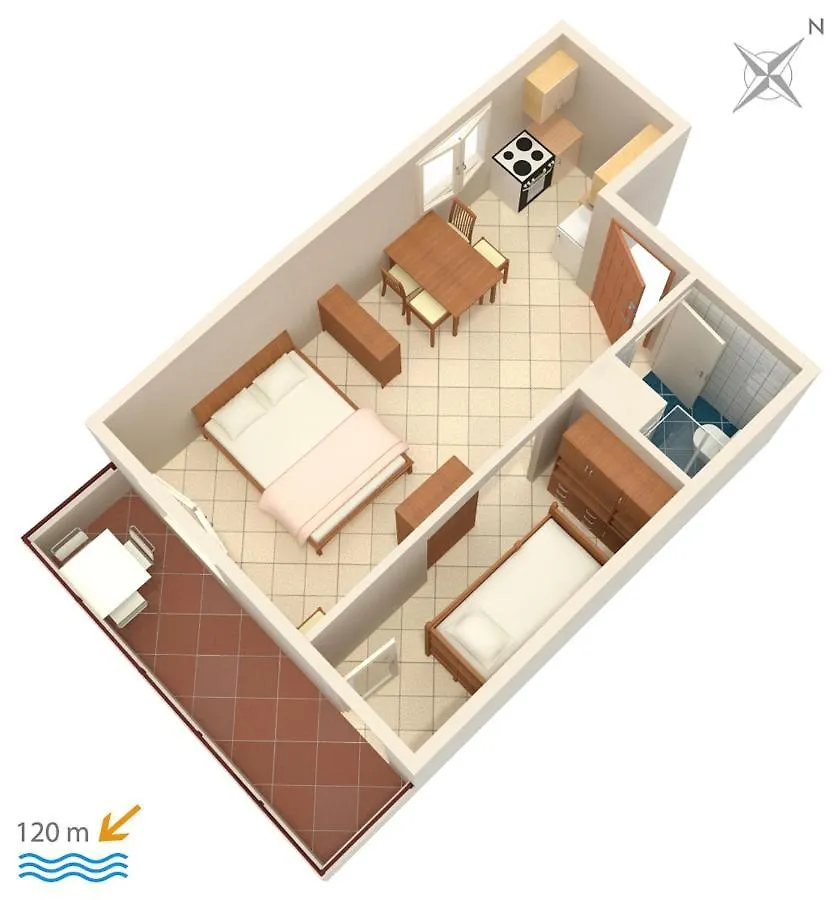 Apartments With A Parking Space Biograd Na Moru, Biograd - 863
